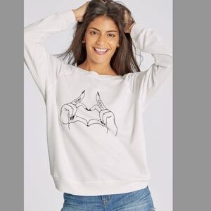 Reduced Price!!!  Wild Fox (NWT) Vanilla Girl Gang Sommers Sweatshirt (Small)